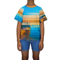 Mosaic  Kids  Short Sleeve Swimwear by Sobalvarro