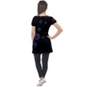 Bubble in dark Puff Sleeve Tunic Top View2