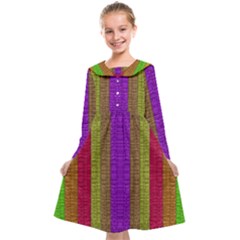 Colors Of A Rainbow Kids  Midi Sailor Dress by pepitasart