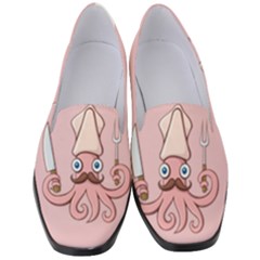 Squid Chef Cartoon Women s Classic Loafer Heels by sifis