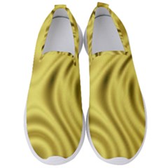 Golden Wave  Men s Slip On Sneakers by Sabelacarlos