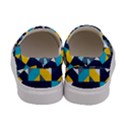 Geometric Hypnotic Shapes Women s Canvas Slip Ons View4