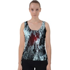 Flamelet Velvet Tank Top by Sparkle