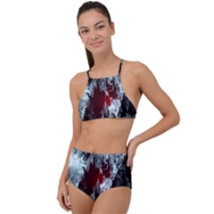 Flamelet High Waist Tankini Set by Sparkle