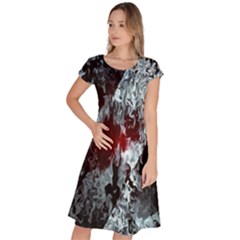 Flamelet Classic Short Sleeve Dress by Sparkle