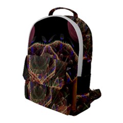 Fractal Geometry Flap Pocket Backpack (large) by Sparkle