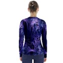 Fractal Web V-Neck Long Sleeve Top View2