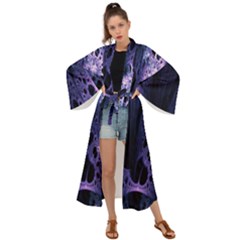 Fractal Web Maxi Kimono by Sparkle