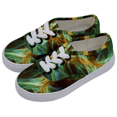Abstract Illusion Kids  Classic Low Top Sneakers by Sparkle