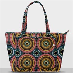 Aztec Multicolor Mandala Back Pocket Shoulder Bag  by tmsartbazaar