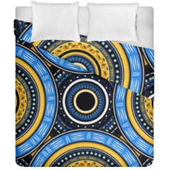 Tribal Zentangle Art Duvet Cover Double Side (california King Size) by tmsartbazaar