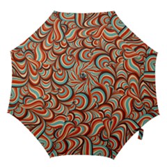 Psychedelic Swirls Hook Handle Umbrellas (small) by Filthyphil