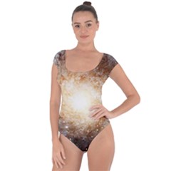 Galaxy Space Short Sleeve Leotard  by Sabelacarlos