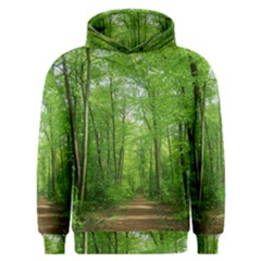 In The Forest The Fullness Of Spring, Green, Men s Overhead Hoodie by MartinsMysteriousPhotographerShop