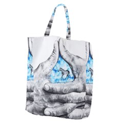 Hands Horse Hand Dream Giant Grocery Tote by HermanTelo