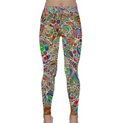 Pop Art - Spirals World 1 Classic Yoga Leggings by EDDArt