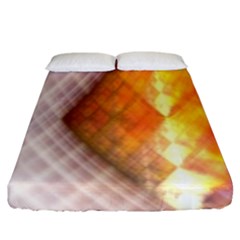 Geometry Diamond Fitted Sheet (king Size) by Sparkle