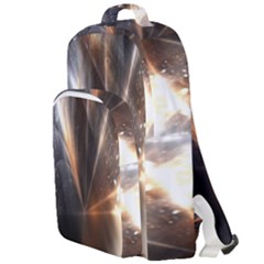 Flash Light Double Compartment Backpack by Sparkle