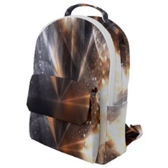 Geometry Diamond Flap Pocket Backpack (small) by Sparkle