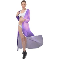 Violet Spark Maxi Chiffon Beach Wrap by Sparkle