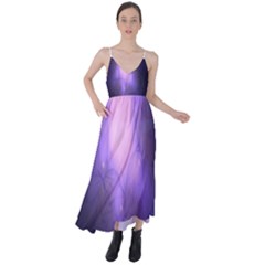 Violet Spark Tie Back Maxi Dress by Sparkle