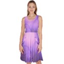 Violet Spark Knee Length Skater Dress With Pockets View1