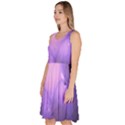 Violet Spark Knee Length Skater Dress With Pockets View2