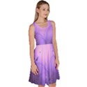 Violet Spark Knee Length Skater Dress With Pockets View3