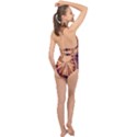 Sun Fractal Halter Front Plunge Swimsuit View2