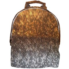 Glitter Gold Mini Full Print Backpack by Sparkle