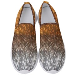 Glitter Gold Men s Slip On Sneakers by Sparkle