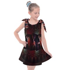 Twist Flower Kids  Tie Up Tunic Dress by Sparkle