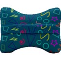 Memphis  Velour Seat Head Rest Cushion View2