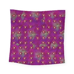 Beautiul Flowers On Wonderful Flowers Square Tapestry (small) by pepitasart