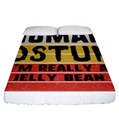 Jelly Bean Fitted Sheet (king Size) by unicornwithstyle