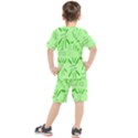 Electric Lime Kids  Tee and Shorts Set View2