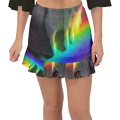 Rainbowcat Fishtail Mini Chiffon Skirt by Sparkle