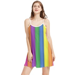 Colorful Spongestrips Summer Frill Dress by Sparkle