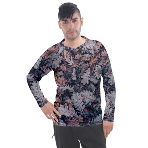 Autumn Leafs Men s Pique Long Sleeve Tee by Sparkle