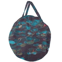 Realeafs Pattern Giant Round Zipper Tote by Sparkle