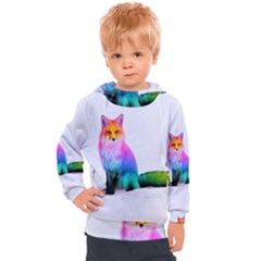 Rainbowfox Kids  Hooded Pullover by Sparkle