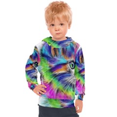 Rainbowcat Kids  Hooded Pullover by Sparkle