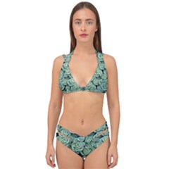 Realflowers Double Strap Halter Bikini Set by Sparkle