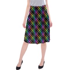 Rainbow Sparks Midi Beach Skirt by Sparkle