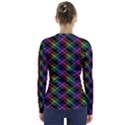 Rainbow Sparks V-Neck Long Sleeve Top View2