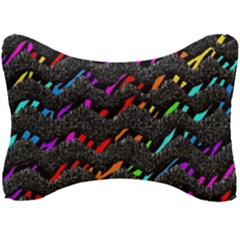 Rainbowwaves Seat Head Rest Cushion by Sparkle