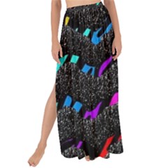 Rainbowwaves Maxi Chiffon Tie-up Sarong by Sparkle