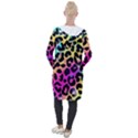 Animal Print Hooded Pocket Cardigan View2