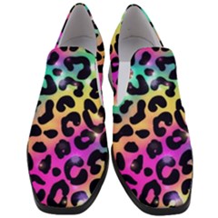 Animal Print Women Slip On Heel Loafers by Sparkle