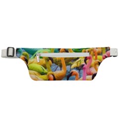 Rainbow Flamingos Active Waist Bag by Sparkle